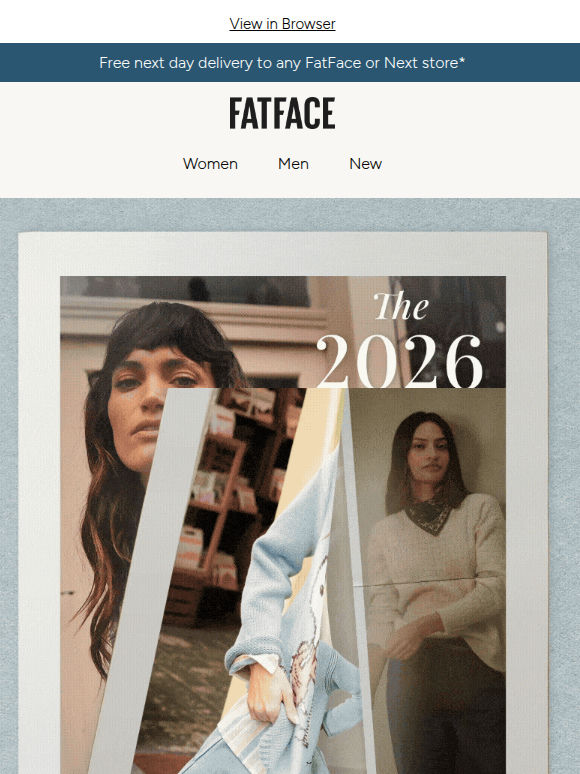 The FatFace 2026 lookbook is here