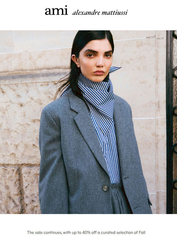 The Ami Paris Sale continues