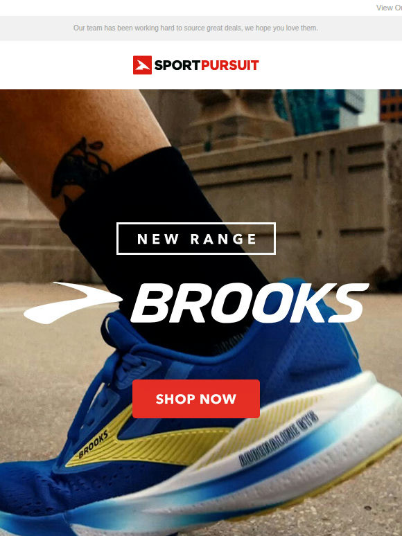 Brooks - New Range - Up to 70% Off + More