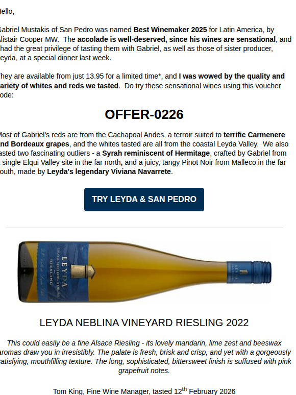 Just tasted with Best Winemaker 2025