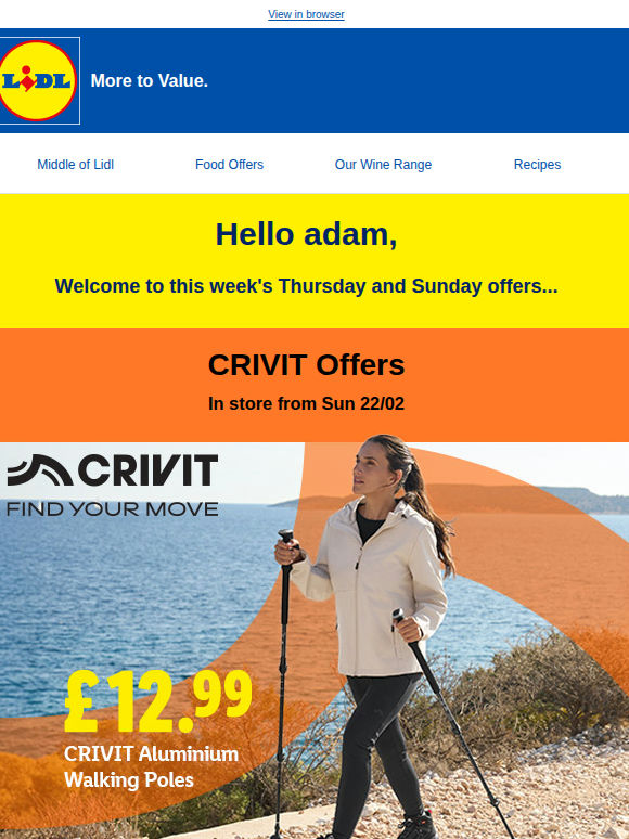 Step up the saving with Crivit 🥾