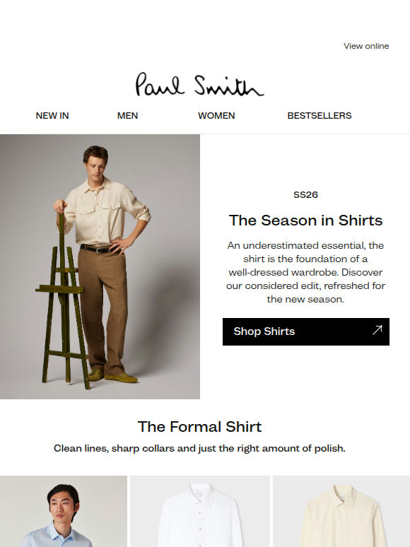 Shirts, properly done