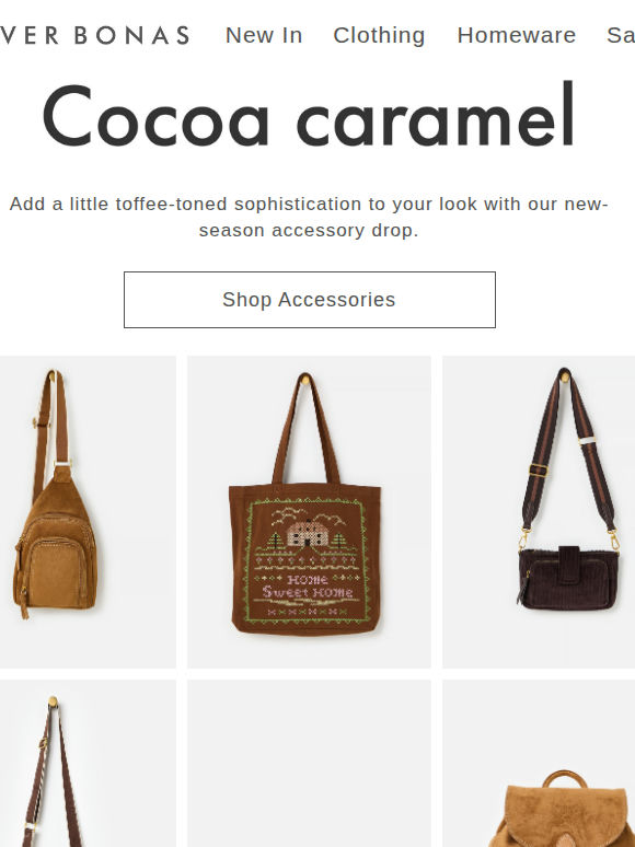 New colour combo: cocoa caramel