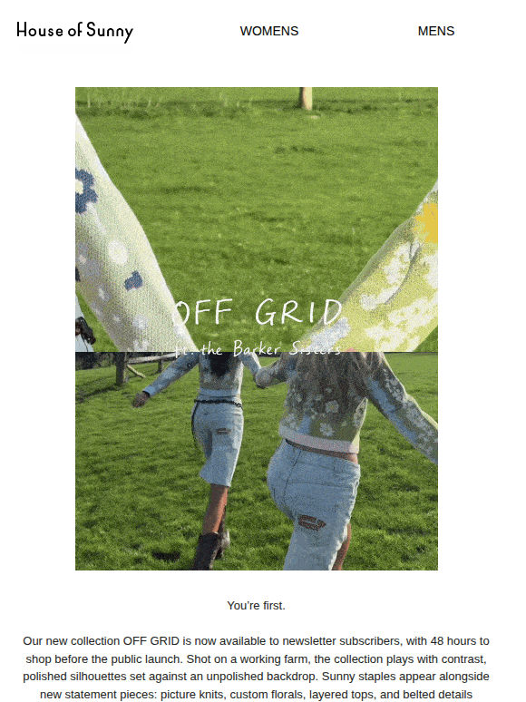 EARLY ACCESS: OFF GRID