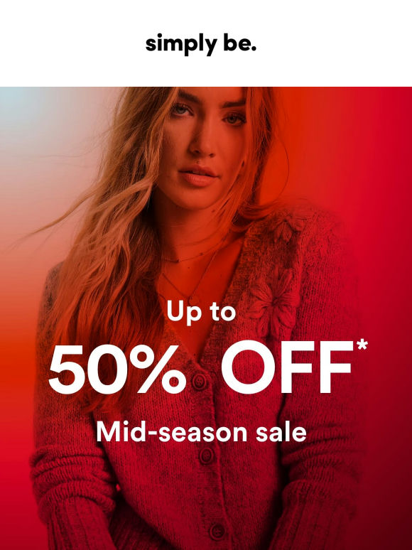 Mid-season SALE has landed 🛬
