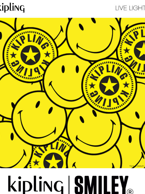 Kipling | Smiley® : Your bag just got happier 😃
