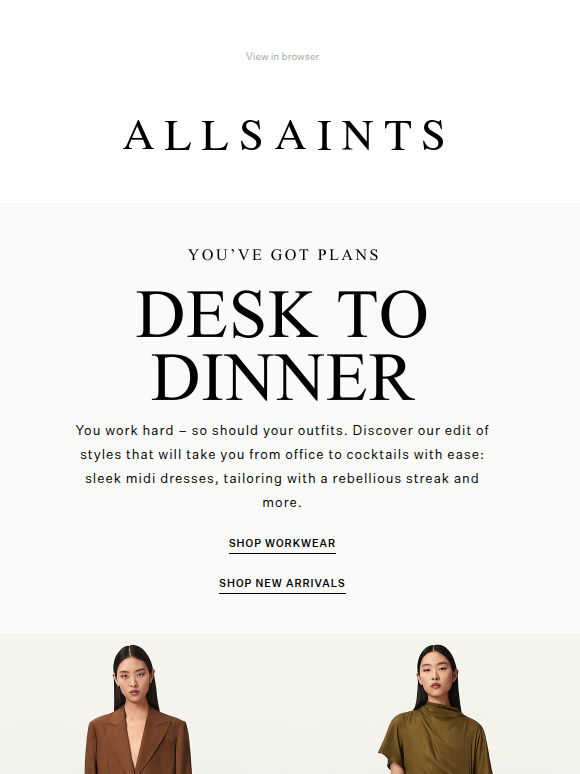 Desk-To-Dinner Dressing, Perfected