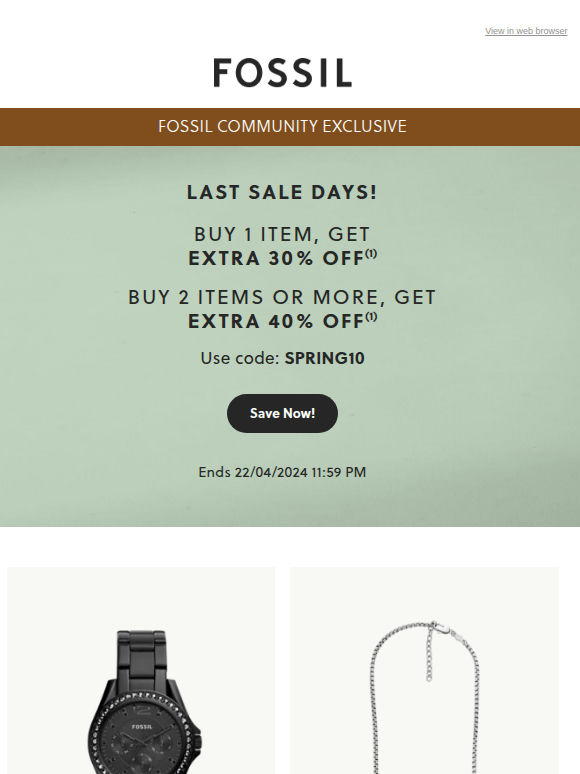 🔥 Great Styles With Extra 40% Off!