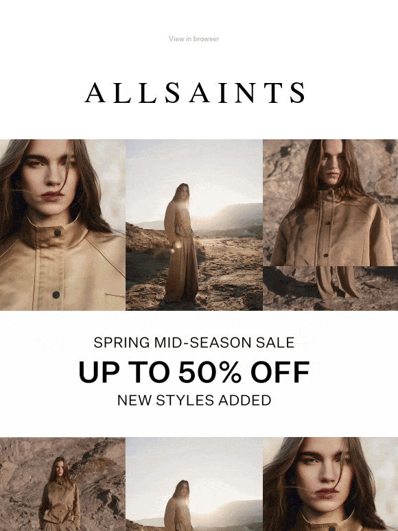 New Styles Added: Sale Up To 50% Off