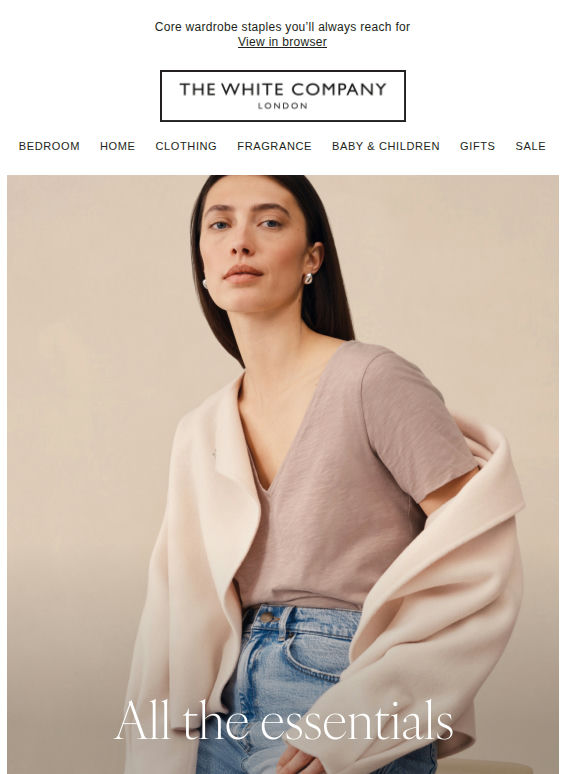 Elevated essentials, perfected