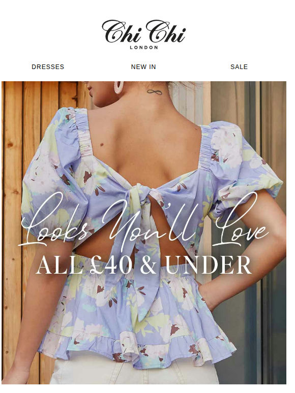 Everything £40 & under