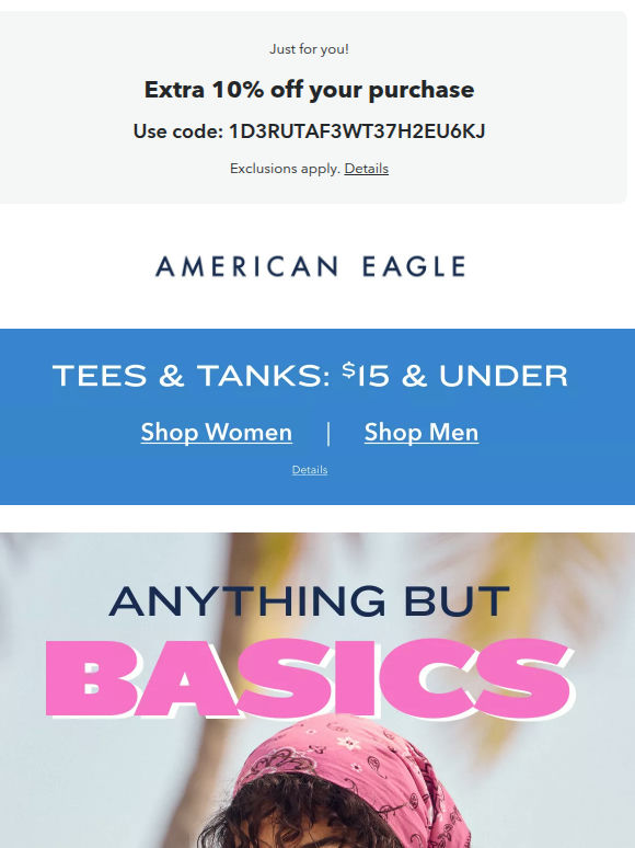 $15 & under tees & tanks your closet needs