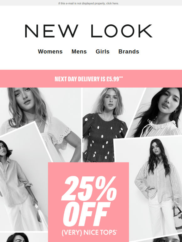 Ends tomorrow: 25% off (very) nice tops