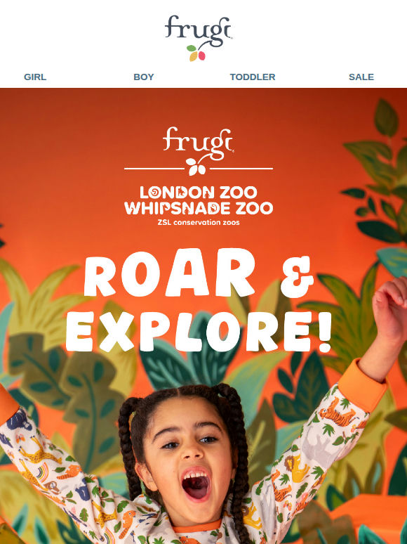 Roar & Explore | Frugi x ZSL 🦁