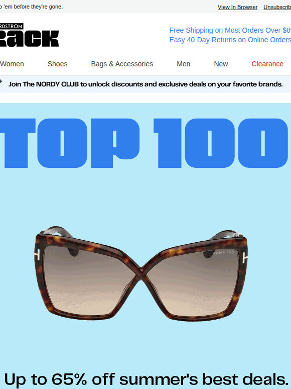 Top 100: summer's best deals
