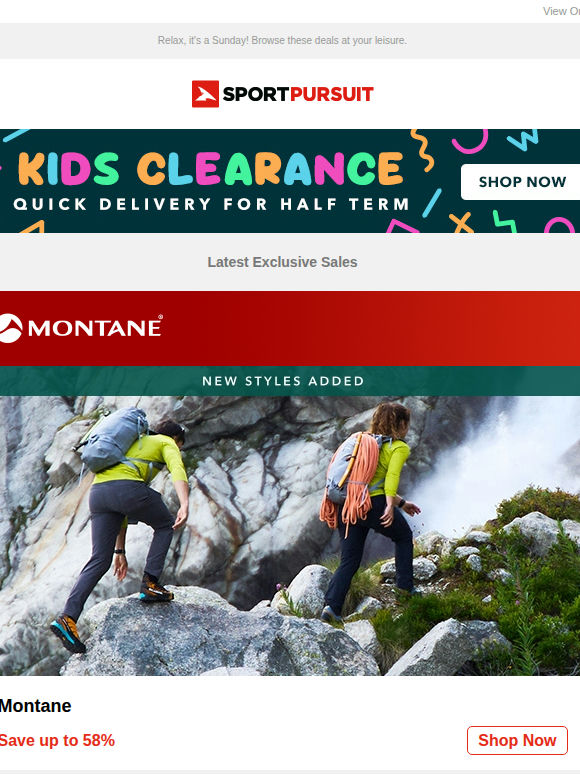 Up to 70% Off: Montane | Penfield | Holiday-Ready Luggage | Superfeet | O’Neill Sunglasses