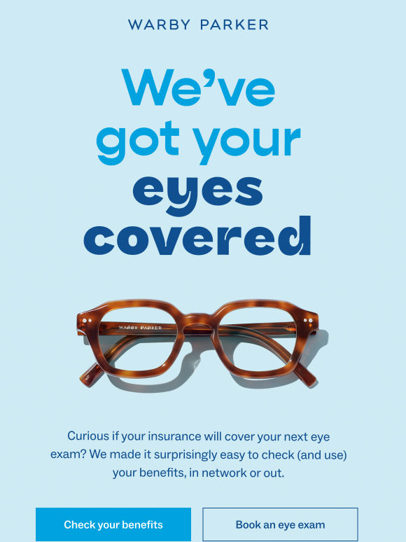 Is your eye exam covered?