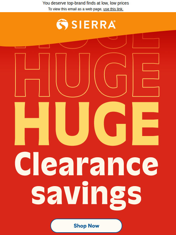 The savings in clearance are BIG, big 😳