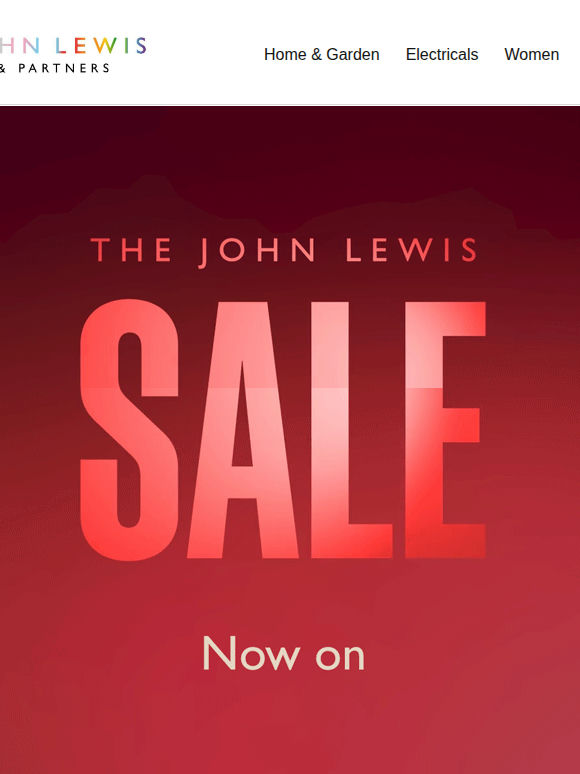The John Lewis Summer Sale starts today