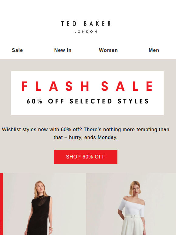 Starts NOW: 60% OFF Selected Sale