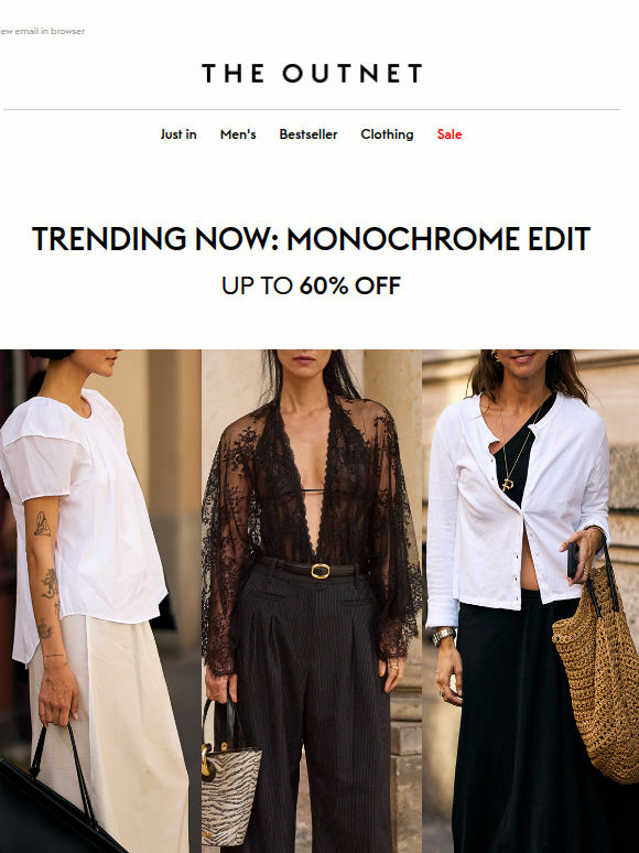 Trending Now: The Monochrome Edit