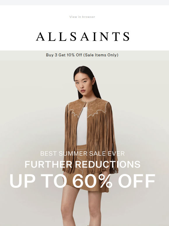 Sale’s Most Wanted: Up To 60% Off