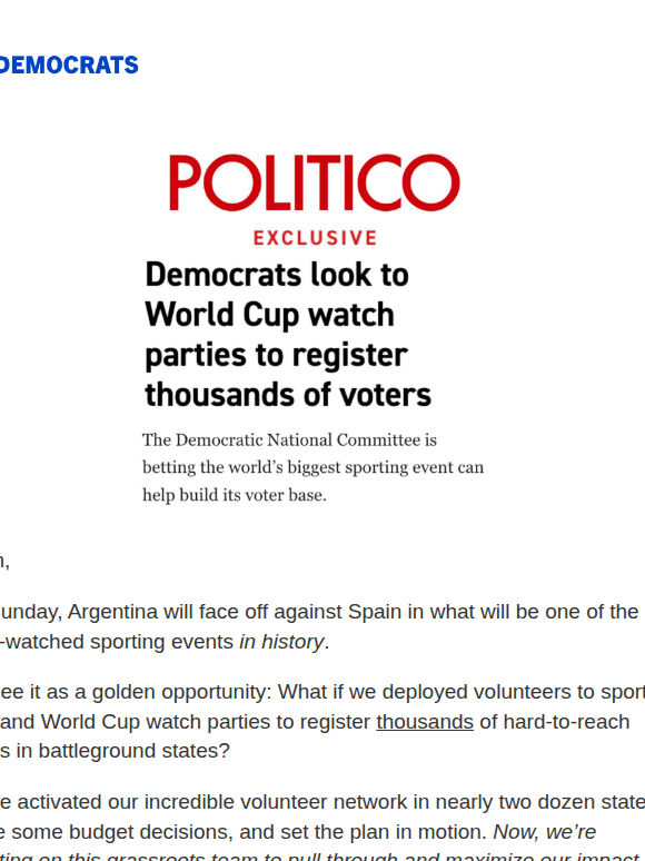 Are you watching the World Cup?
