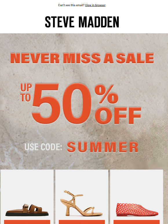 Up to 50% Off Your Perfect Fit