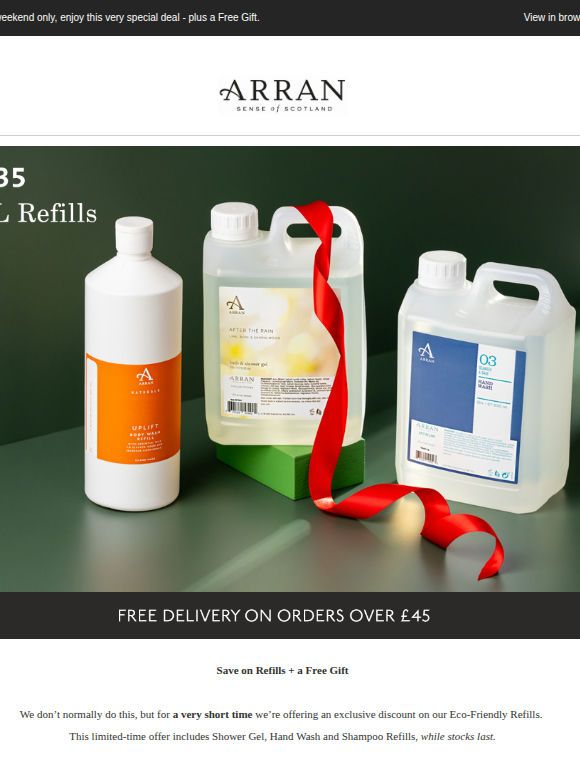 £35 Refills ♻ Your Exclusive Offer