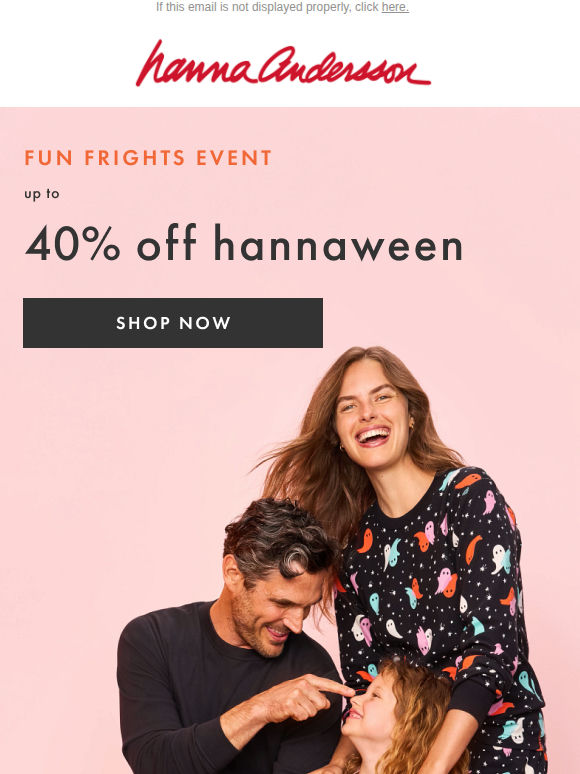 Up To 40% Off Hannaween! 🎃