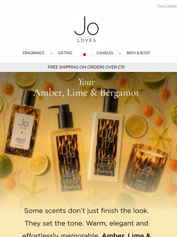 Amber, Lime & Bergamot: A Bestseller For A Reason