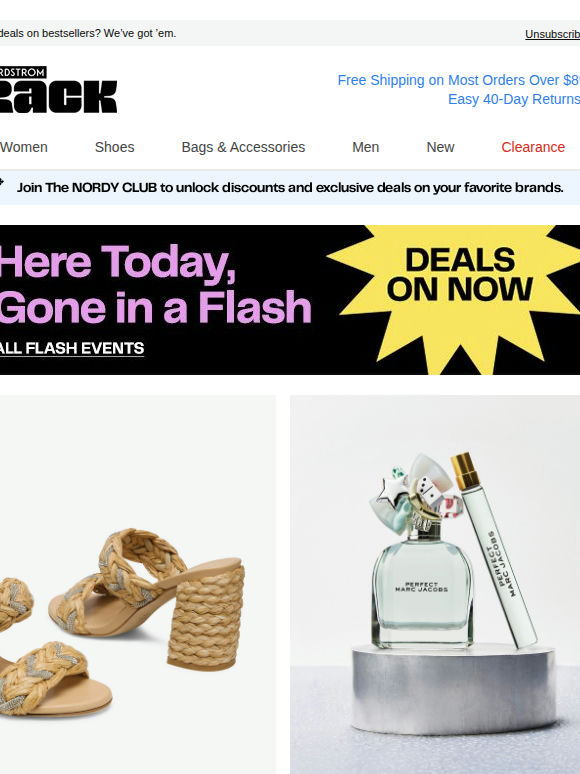 Stuart Weitzman Up to 60% Off | Designer Fragrance Feat. Marc Jacobs