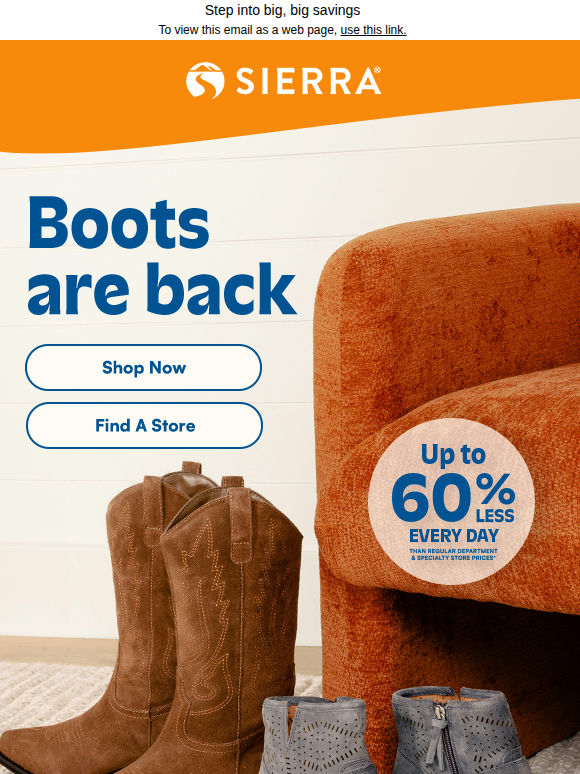 NEW: Boots are back 🥾​