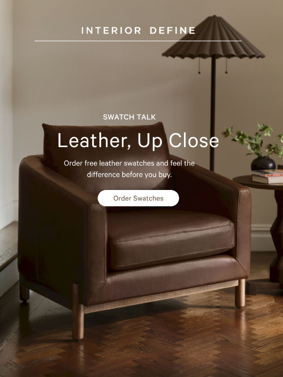 Swatch Talk: leather, up close