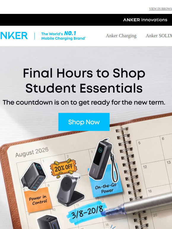 ⏰ Back-to-School Deals End in 3 Days