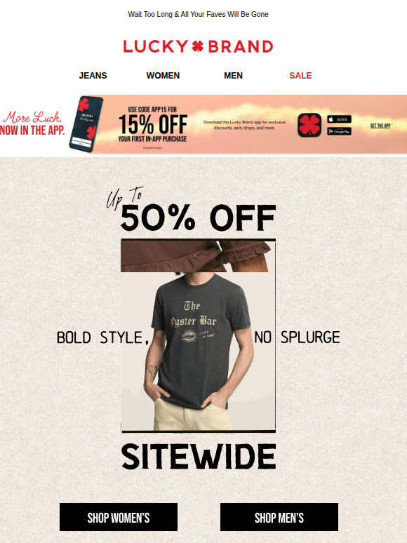 It’s A Good Day For Up To 50% Off 🎉