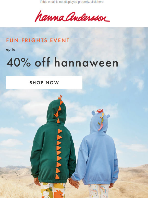 Boo! Hannaween Is On Sale 👻