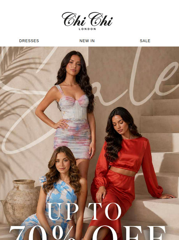 SALE! Up to 70% off
