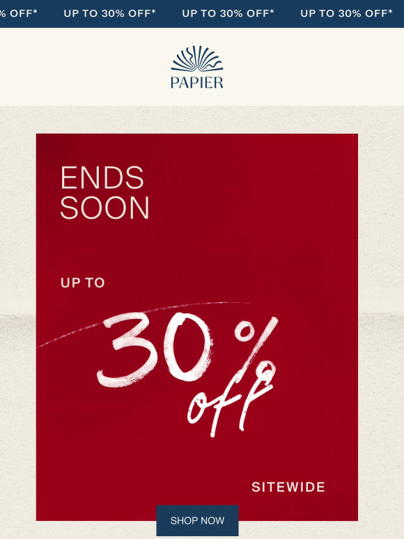 Summer sale is almost over