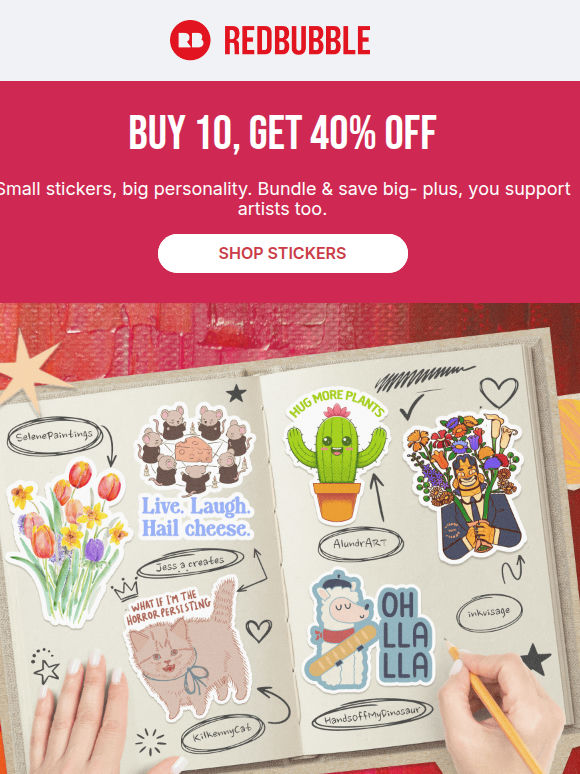 Get 40% off Original Stickers: Bundle Deal