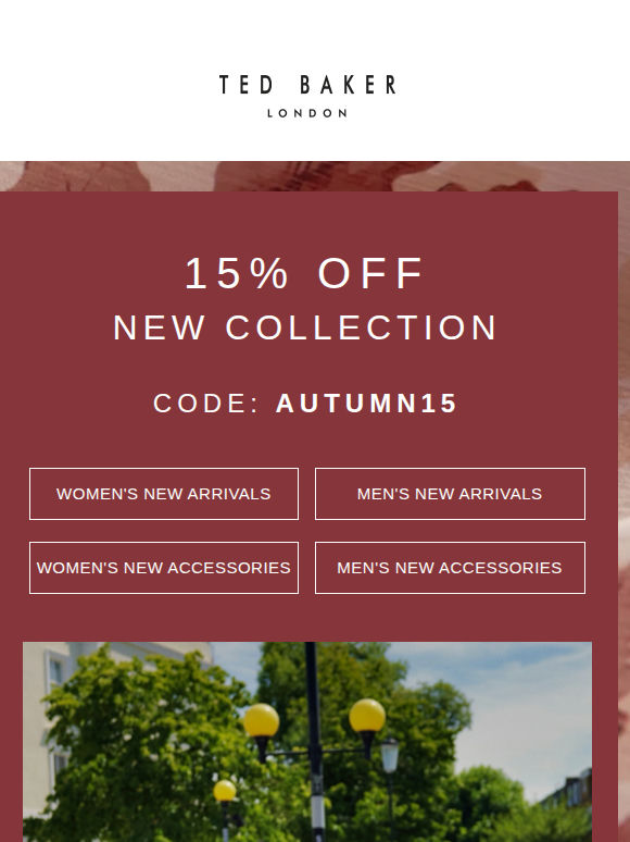 15% Off New Season Arrivals