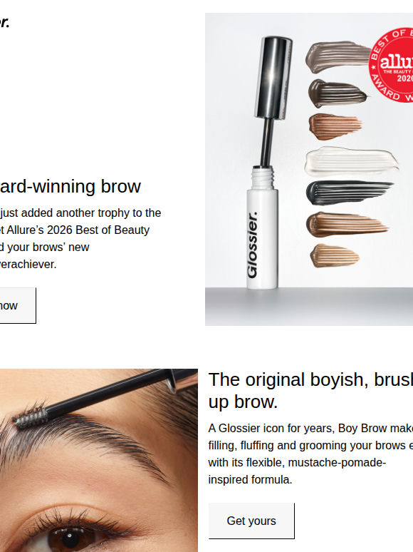 Boy Brow just won an award!