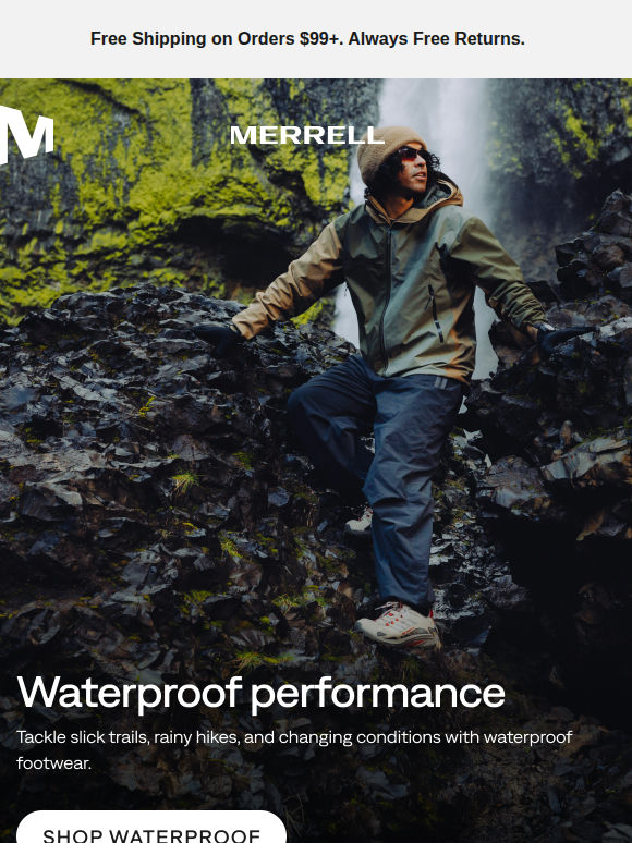 Waterproof performance for every forecast