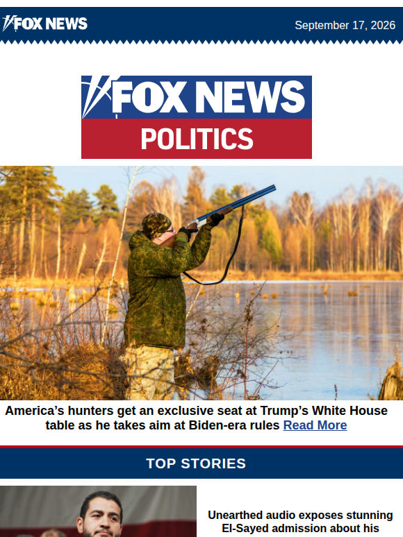 America’s hunters get an exclusive seat at Trump’s White House table as he takes aim at Biden-era rules