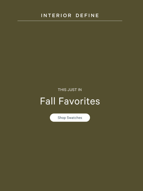 Fall's Best Fabrics Are Here