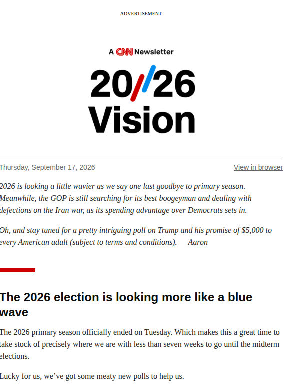 Why 2026 is starting to look like a blue wave
