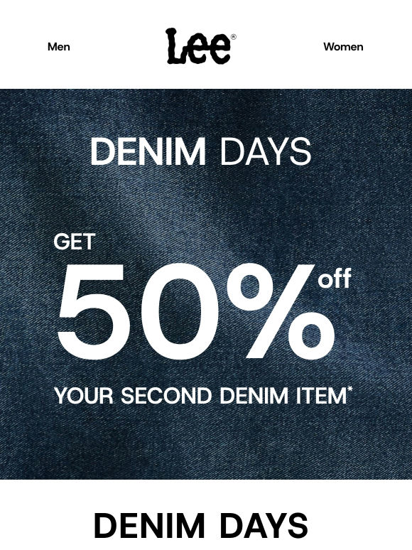 DENIM DAYS ARE BACK👖