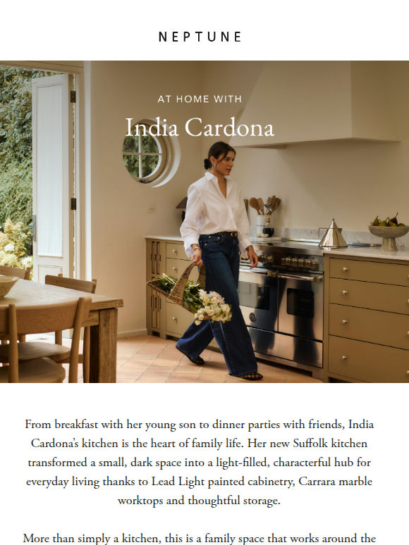 At home with India Cardona