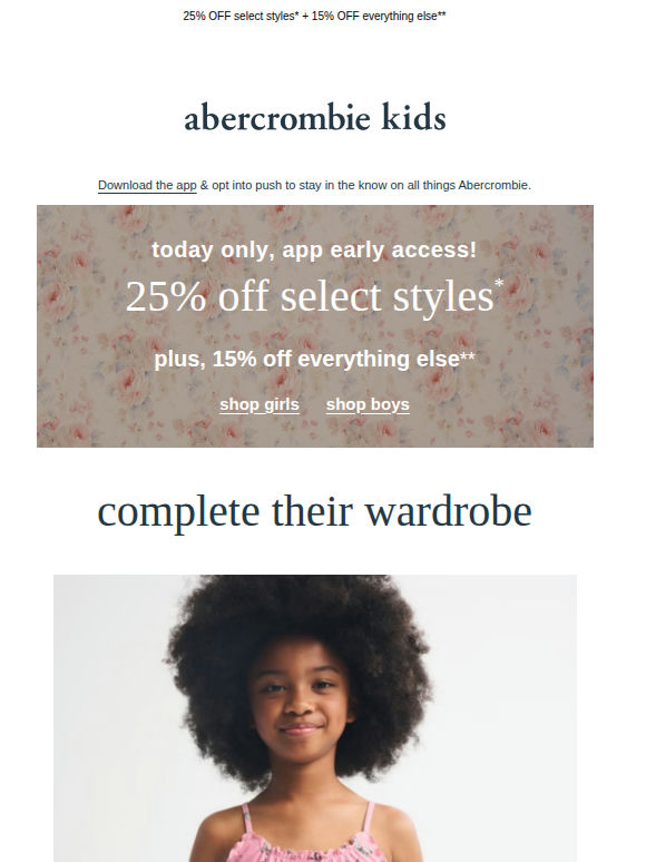 app perks unlocked (today only)!