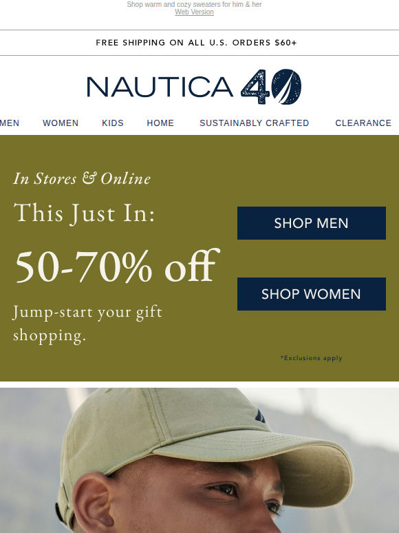 Open for 50-70% off sweaters (and MORE)